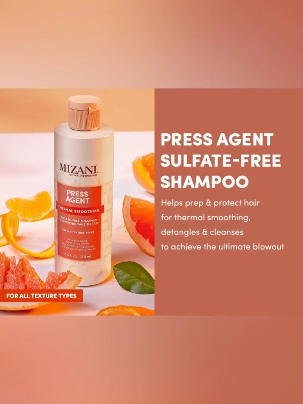 Mizani Press Agent Thermal Smoothing Shampoo